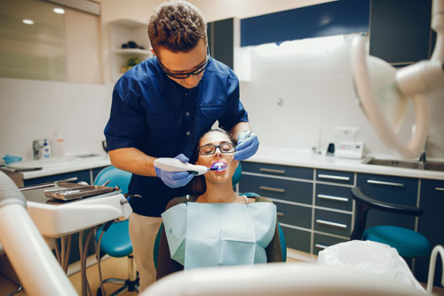 Dentist And Patient Cork City Dentist M - General Dental Treatments Cork City Dentist